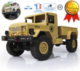 TD® voiture telecommandée tout terrain jouet enfants militaire 2 ans fille garçon rapide grosse roue camion anniversaire original