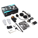 TD® Kit mains libres auto-moto voix claire communication oreillette réponse téléphone distance de transimission 800-1000 radio FM