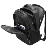 TD® Sac A Dos Ordinateur 17.3 Pouces Hommes Sac Antivol Avec deux USB Port Noir