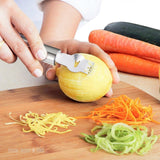 TD® zesteur agrumes citron inox professionel eplucheur canneleur râpe epluche legumes peau fine et fruits manuel orange pro solide