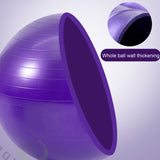TD® Ballon de yoga Pilates épaissi anti-déflagrant ballon de fitness givré balle d'entraînement balle d'équilibre en pvc