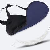 Lunettes en soie sommeil ombrage respirant sommeil bouchons d'oreille hommes sac de glace chaude étudiant hiver sac de glace