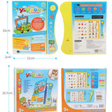 TD® Version anglaise des livres de lecture et d'apprentissage, avec des stylos de lecture,des jouets éducatifs interactifs parent-en