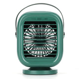 TD® Ventilateur de refroidissement à eau Ventilateur de bureau électronique portable Ventilateur de refroidissement simple rechargea