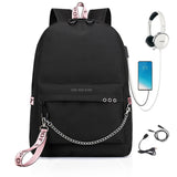 TD® Sac à dos ordinateur portable unisexe sac de voyage de randonnée avec port de chargement USB