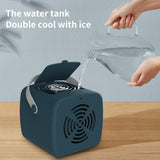 TD® Refroidisseur petit climatiseur ventilateur pulvérisation humidification réfrigération aromathérapie bureau petit ventilateur