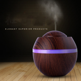 TD® Humidificateur à arômes matériau modèle grain de bois Connexion USB fraicheur diffuseur purificateur air frais
