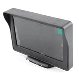 TD® Kit caméra arrière universelle + écran LCD 4,3 pouces-Radal de recul universelle 170°-Accessoire de voiture pour stationnement