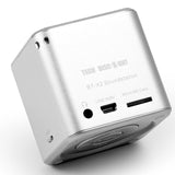 TD® MUSICMAN MINI SOUNDSTATION Mini Enceinte portable avec lecteur MP3 intégré, port USB et fente carte micro SD jusqu'à 32 GB - Arg