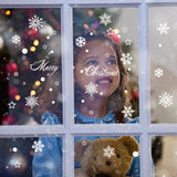TD® Stickers flocon de neige pour noël fêtes hiver utilisation simple efficace décoration extérieur intérieur réveillon nouvel an