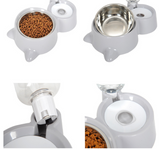 Gamelle pour chien automatique chat gamelle pour chien bols distributeur d'eau chaton bol à boire chiens m  Rose