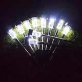TD® Lampe solaire extérieure sur pied sans fil éclairage blanc chaud imperméable lumière pelouse jardin décoration cour applique