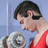 TD® Casque à conduction osseuse sans fil bluetooth sport en cours d'exécution stéréo bilatérale détection osseuse conduction aérienn