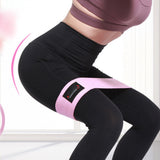 TD® Yoga stretch ceinture en plastique latex anti-dérapant élastique hanche anneau fitness squat résistance anneau