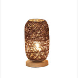TD® Bois rotin Ficelles billes lumières Lampe de table Chambre Accueil Art Décor Bureau Lumière CXJ81022105BW_118