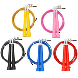 TD® Corde à sauter poignée en plastique fil corde à sauter sport adulte équipement de fitness perte de poids corde à sauter jaune