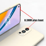 TD® Pour Oneplus nord 2 Rubik's Cube liquide trou fin étui de téléphone en silicone à bord droit plus housse de protection tout comp