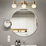 TD® Miroir avant lumière nordique led pleine cuivre salle de bain salle de bain miroir armoire applique maquillage coiffeuse