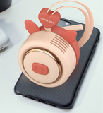 INN® Ventilateur mignon animal de compagnie suspendu cou mini ventilateur de charge USB portable étudiant fille enfant pas de fan de