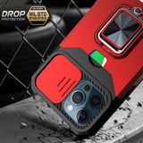 TD® Étui de téléphone portable pour iphone13pro anneau carte push fenêtre voiture anti-chute housse de protection