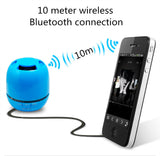 TD® mini enceinte Bluetooth haut parleur portable ventouse waterproof étanche haute puissance connexion sans fil petit bleu mignon
