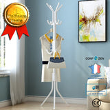 Cintre Porte-manteau Etagères Créativité en fer forgé simple du sol au plafond Etagères de salon Cintres verticaux Cintres bl
