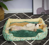 TD® Doux Chien Chat Lit Coussin chiot Maison Pet douce et chaude couverture Chenil Mat