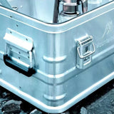 TD® Boîte de rangement extérieure en alliage d'aluminium auto-conduite voyage stockage des aliments boîte en aluminium anti-poussièr
