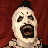 TD® Halloween film et télévision autour de l'âme brisée masque de clown habiller couvre-chef en latex cosplay horreur visage de clow