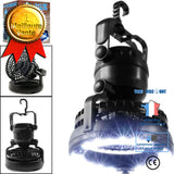 TD® Lanterne de tente en plein air multifonction 18 LED ventilateur lumière camping Lampe Voyage Éclairage de secours haute puissanc