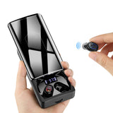 TD® Oreillette Bluetooth intra-auriculaire  Bluetooth 5.0   Affichage numérique LED  Résistant à la transpiration  Alimentation mobi