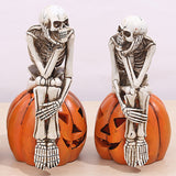 TD® Halloween citrouille crâne lanterne barre lumineuse décoration scène mise en page accessoires fantôme festival ornements