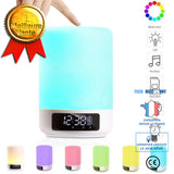 TD® Lampe multicolore sans fil bluetooth haut-parleur compatible multifonctions  lampe à LED 4 intensités luminosité ambiance détent