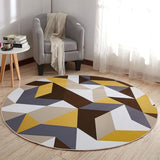 TD® Tapis ordinateur chaise tapis de sol tapis chambre maison chambre tapis tapis de sol rond tapis de sol lavable en Machine