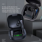 TD® Casque Bluetooth sans fil intra-auriculaire sport affichage de puissance affichage numérique réduction du bruit universel