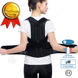 INN® Redresse dos maintien dos homme femme correcteur posture fort réglable corset ceinture d'épaule magnétique corset attelle M26-3