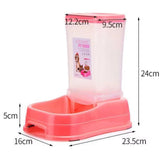 TD® distributeur croquettes pour chat chien gamelle moyen animaux de compagnie antidérapante voyage lapin bol aliments nourriture