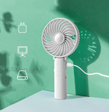 INN® Ventilateur USB Le ventilateur portable peut être utilisé comme chargeur USB de banque d'alimentation, pratique à transporter
