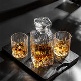 TD® Carafe 750 ml bouteille 6 pièces 300 ml verre à whisky carafe en cristal ensemble de vin en verre européen