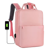 TD® Sac à dos portable chargement USB sac ordinateur 15,6 pouces cartable scolaire fourniture étudiant lycée collège sangles poignée