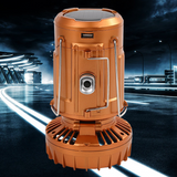 TD® Ventilateur électrique solaire lampe de camping interrupteur extensible portable lampe de camping lampe de secours lanterne