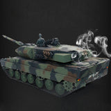 TD® Modèle de char télécommandé 2.4G 1:16 allemand Leopard 2A6 bataille infrarouge peut fumer grande simulation vitesse variable