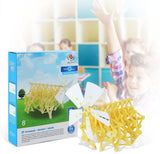 TD® éolienne enfants jeu de construction domestique portative portable solaire miniature jouet jardin démontage science éducation