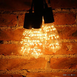 TD® Lampe Ampoule Edison / Ampoule Étoilée  KTV/ Jaune chaud à économie d'énergie LED/ Art décoratif source de lumière E27