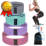 ceinture tension intérieure yoga cloisonnée ceinture élastique, antidérapante unisexe ceinture de sport d'intérieur, tenue 4p