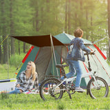 TD® Tente d'explorateur extérieur intérieur entièrement automatique résistant à la pluie camping camping pique-nique grande tente