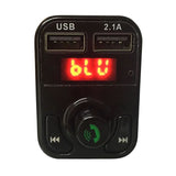 TD® Transmetteur de Voiture Double USB Bluetooth 4.1 Chargeur Kit mains libres voiture Transmetteur FM Lecteur MP3