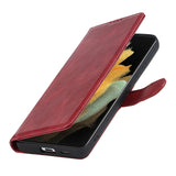 TD® Convient pour Samsung Galaxy S21Ultra coque de téléphone portable carte anti-collision coque de téléphone portable étui en cuir