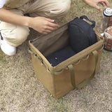 TD® Camping en plein air boîte de rangement pliante pique-nique camping stockage outil sac champ portable bois de chauffage sac