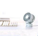 INN® Ventilateur de Table USB Mini Portable Silencieux Mobile à 2 Vitesses - Ventilateur de Bureau